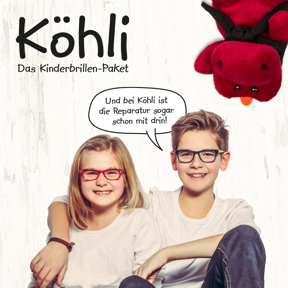 Köhli: Unser Kinderbrillen-Paket